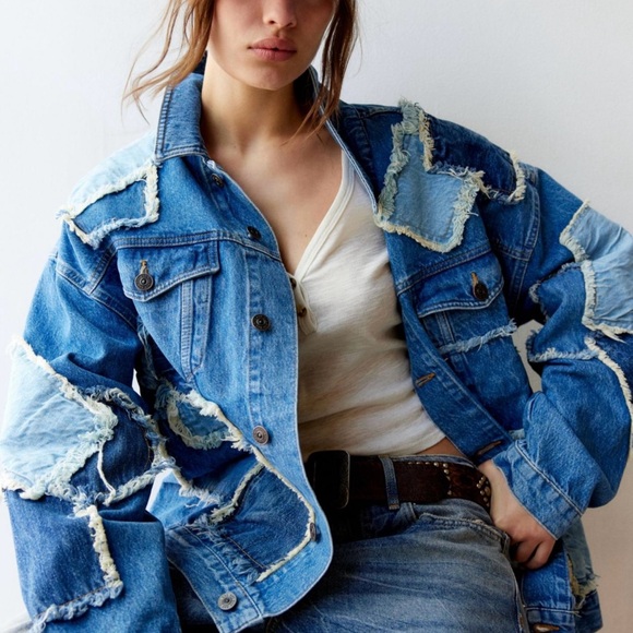 Patchwork Denim Jacket - Picture 2 of 5